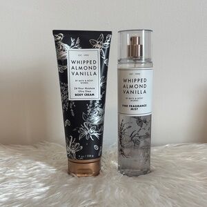 Whipped Almond & Vanilla Body Care 🖤
